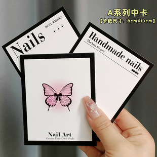 New Wearable Nail Display Card Nail Salon Nail Art Card Nail Painting Card Storage Card Ready for Sale