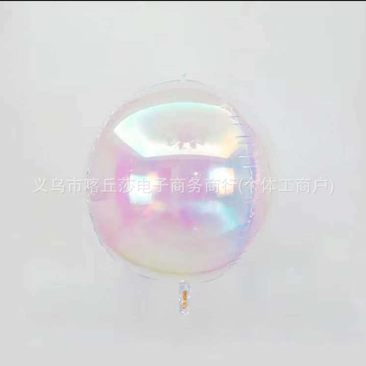 4d铝膜气球18寸22寸立体正圆形金色银色铝箔气球装饰布置厂家批发|undefined