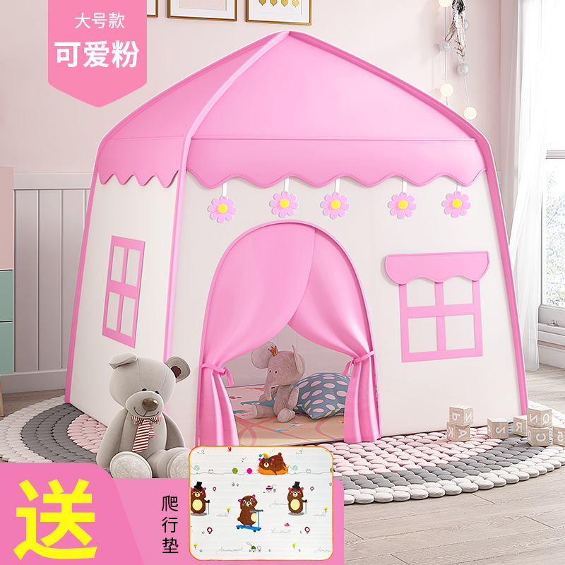 Tienda interior para niños, casa de muñecas, niño, castillo pequeño, niña, habitación de princesa, casa de juegos para dormir, cama, hogar