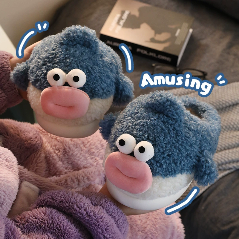 Симпатичные хлопковые тапочки женские зимние домашние Мультяшные пары хлопковые теплые плюшевые толстые тапочки мужские новый дом