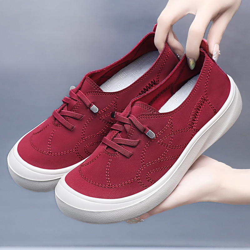 Women's New Summer Slip-On Casual Shoes, Mom Shoes, Soft Sole, Comfortable, Versatile Walking Shoes, Dropshipping