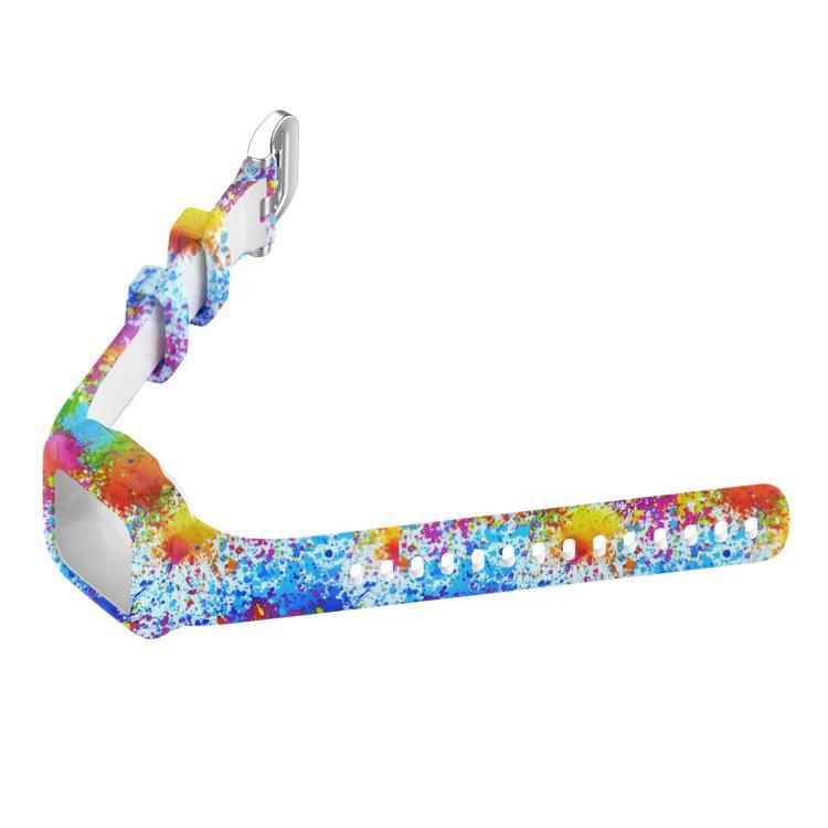 xDfind correa de silicona impresa de hebilla de acero para Garmin Fit JR3 / Garmin Vivofit JR 3