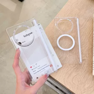 适用VIVO XFOLD6磁吸手机壳XFOLD5包中轴高透xfold3pro折叠保护壳