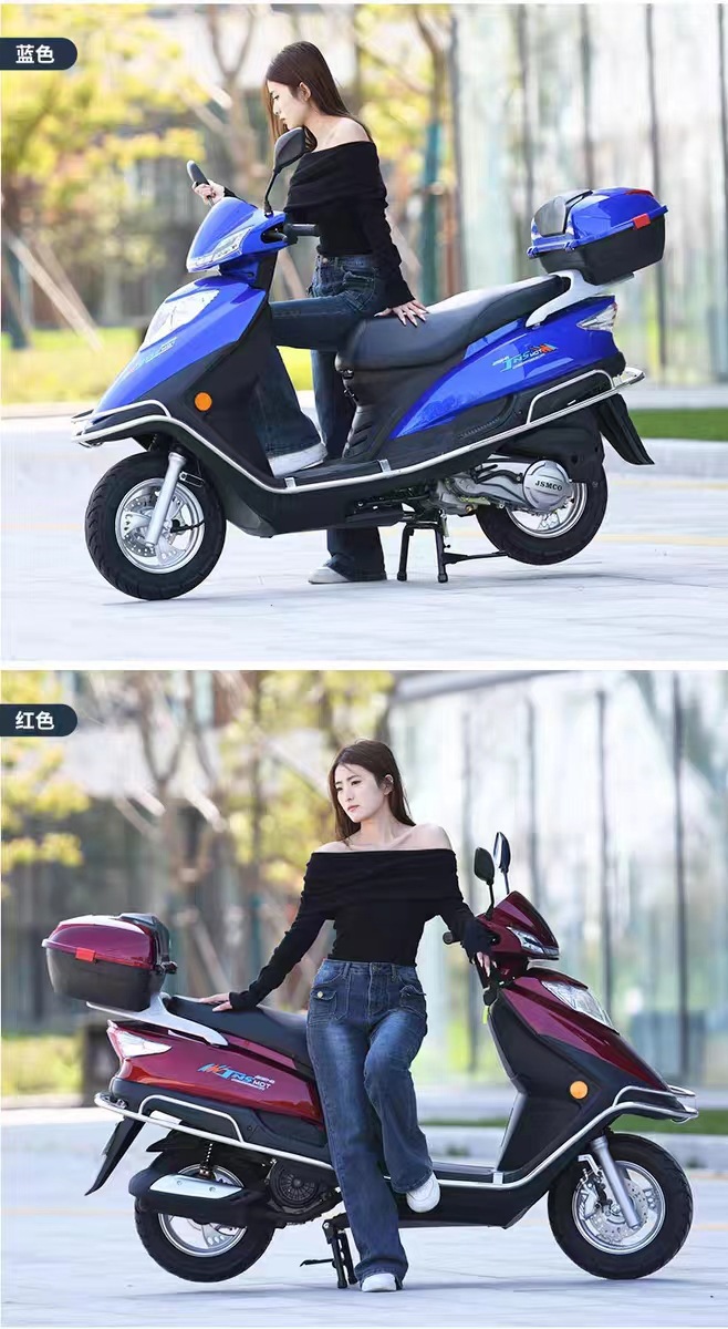 Yuzuan Motorcycle Can Be Registered as a Fuel-Powered Scooter, National Iv Electronic Injection 125Cc Air-Cooled Fuel-Saving Street Bike for Takeout