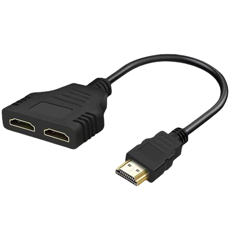 Hdmi一分二分配器1進2出hdmi切替線一進二出hdスプリッタ1分2一引き二|undefined
