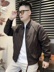 秋季新款美式工装翻领夹克外套男时尚拼接户外百搭防风保暖冲锋衣