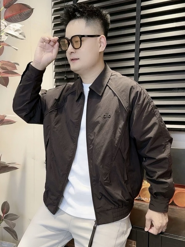 秋季新款美式工装翻领夹克外套男时尚拼接户外百搭防风保暖冲锋衣|undefined