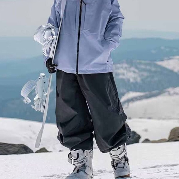 Snow Town 2026 Casual Ski Pants, Unisex, Waterproof, Windproof, Cold-resistant, Wear-resistant, Warm, Snowboard Skirt Pants