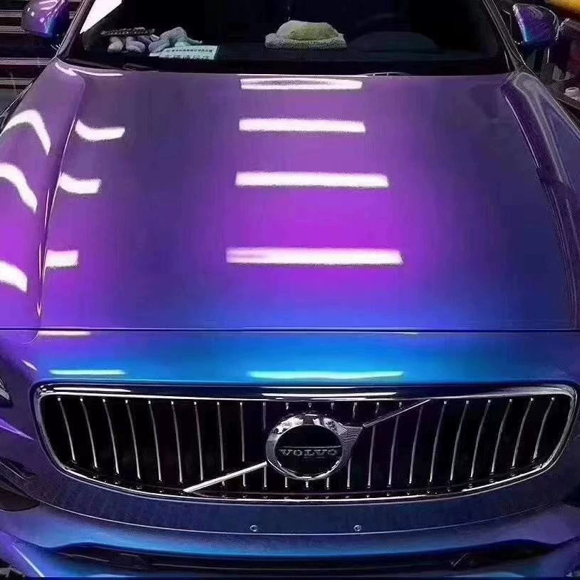 Хамелеон измененная цветовая пленка автомобильная оптом весь автомобиль кузов пленка высокого качества лакированная краска измененная пленка фабрика прямая оптовая продажа