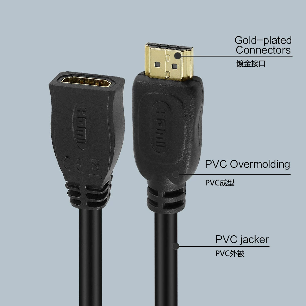 Версия 2.0 вращающегося материнского удлинительного кабеля HDMI HD HDMI линия HD линия