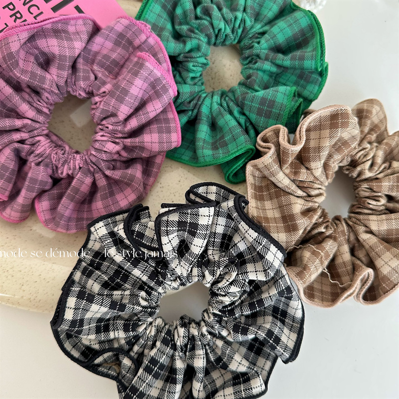 Simple Style Color Block Cloth Hair Tie display picture 1