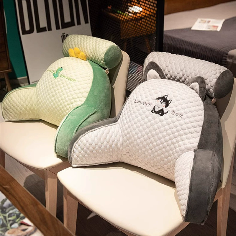 Мягкая сумка на кровати с ледяным бобом большая спинка подушка подушка подушка