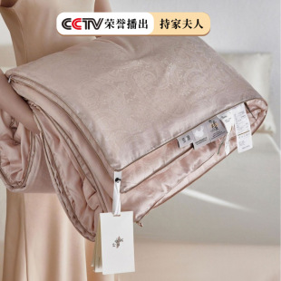 Class A 80S Tencel Cotton Jacquard 100% Silk Quilt Core Spring and Autumn Quilt Single Double Thickened Winter Quilt Quilt