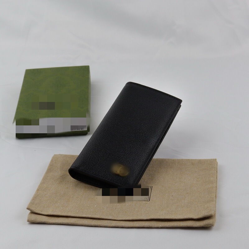 Gucci Wallet Guangzhou Factory Direct Supply High-Quality First-Layer Cowhide European and American Popular Double g Wallet Gucci Wallet