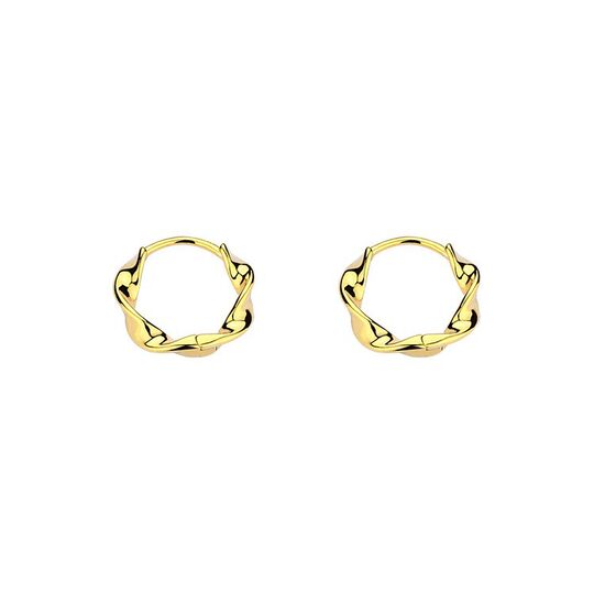S925 Sterling Silver Wholesale Mobius Ring Earrings Twist Earrings 2020 New ins Ear Ring Trendy Women's Earrings