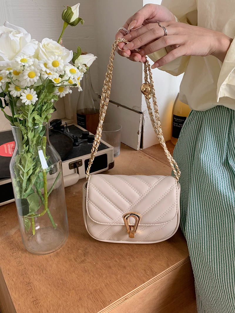 Xiaoxianfen Line kett naiste uue tekstuuri ja temperamendi jaoks Desin Sinle õlg, ristkeha väike ruut_voghion.com