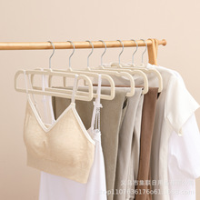 植绒裤架整理师收纳专用围巾裤子裙子衣架无痕防滑省空间衣柜架子