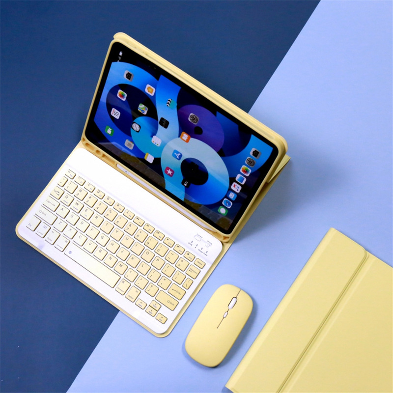 For iPad 10 Bluetooth Keyboard Case iPad 11 2025 Magnetic Case Air4 Leather Case Air11 Pen Slot