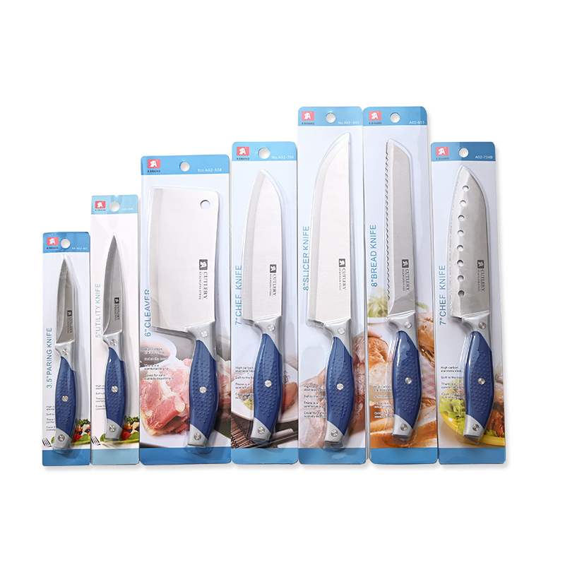 Yangjiang Manufacturer a Brand Kitchen Knife Stainless Steel Slicing Knife Multi-Purpose Knife Chef Knife Fruit Knife A02 in Stock