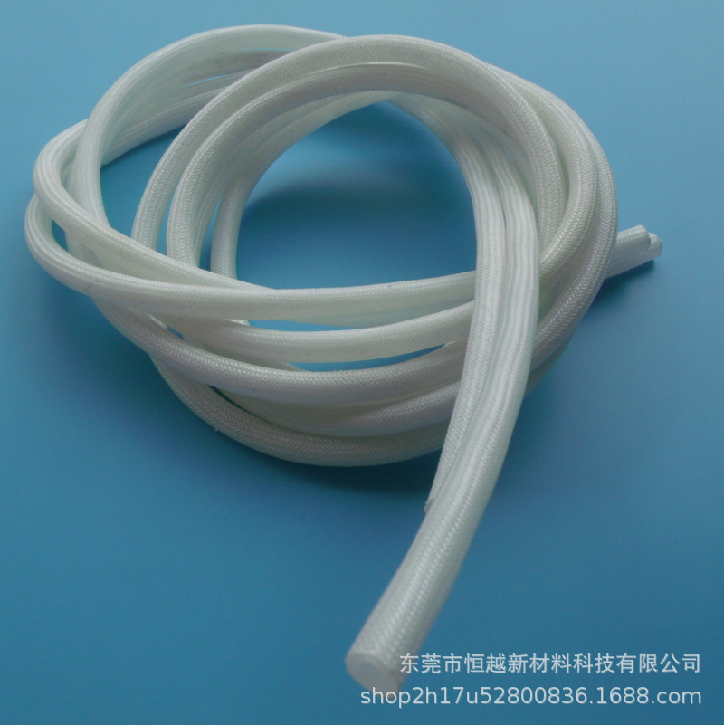 直供蒸汽硅胶管   内胶外纤管 双层编织玻纤硅胶管  5*10mm