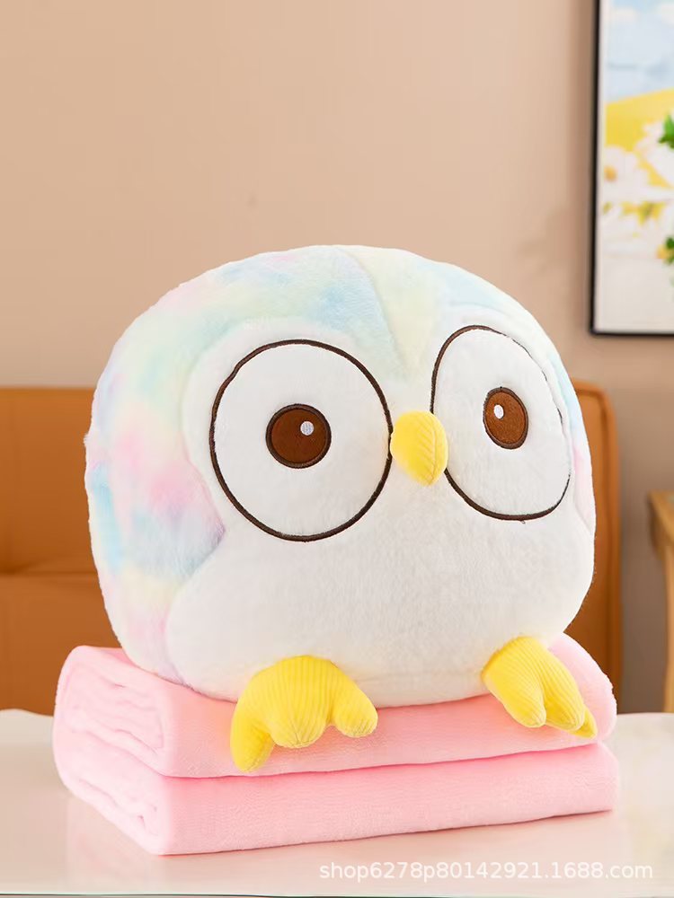 almohada transfronteriza manta muñeca de doble uso siesta de oficina aire acondicionado cojín para niños muñecas de peluche