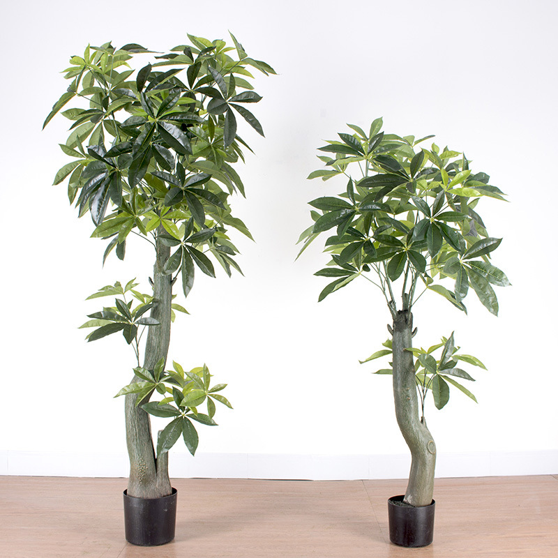 Nueva caliente-venta simulación fortuna árbol trenza fortuna árbol olla interior falso olla decoración fortuna árbol al por mayor