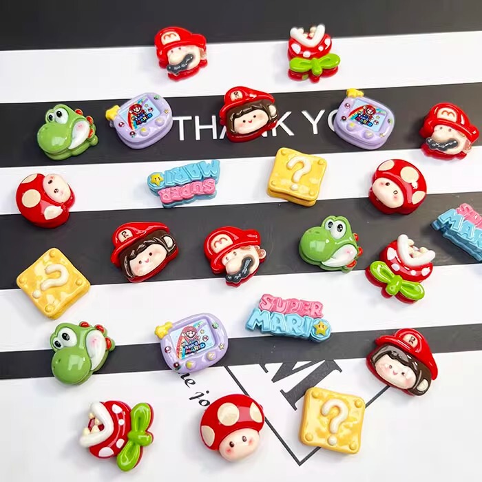 Mario Macaron Question Mark Square Mushroom Thick Cartoon Cute DIY Cream Glue Mobile Phone Case Hairpin Accessories Mario Macaron Question Mark Square Mushroom Thick Cartoon Cute DIY Cream Glue Mobile Phone Case Hairpin Accessories