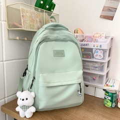 森系大容量高校大学生カバン女子シンプル百合insキャンパス風リュックサック女子パソコンリュックサック