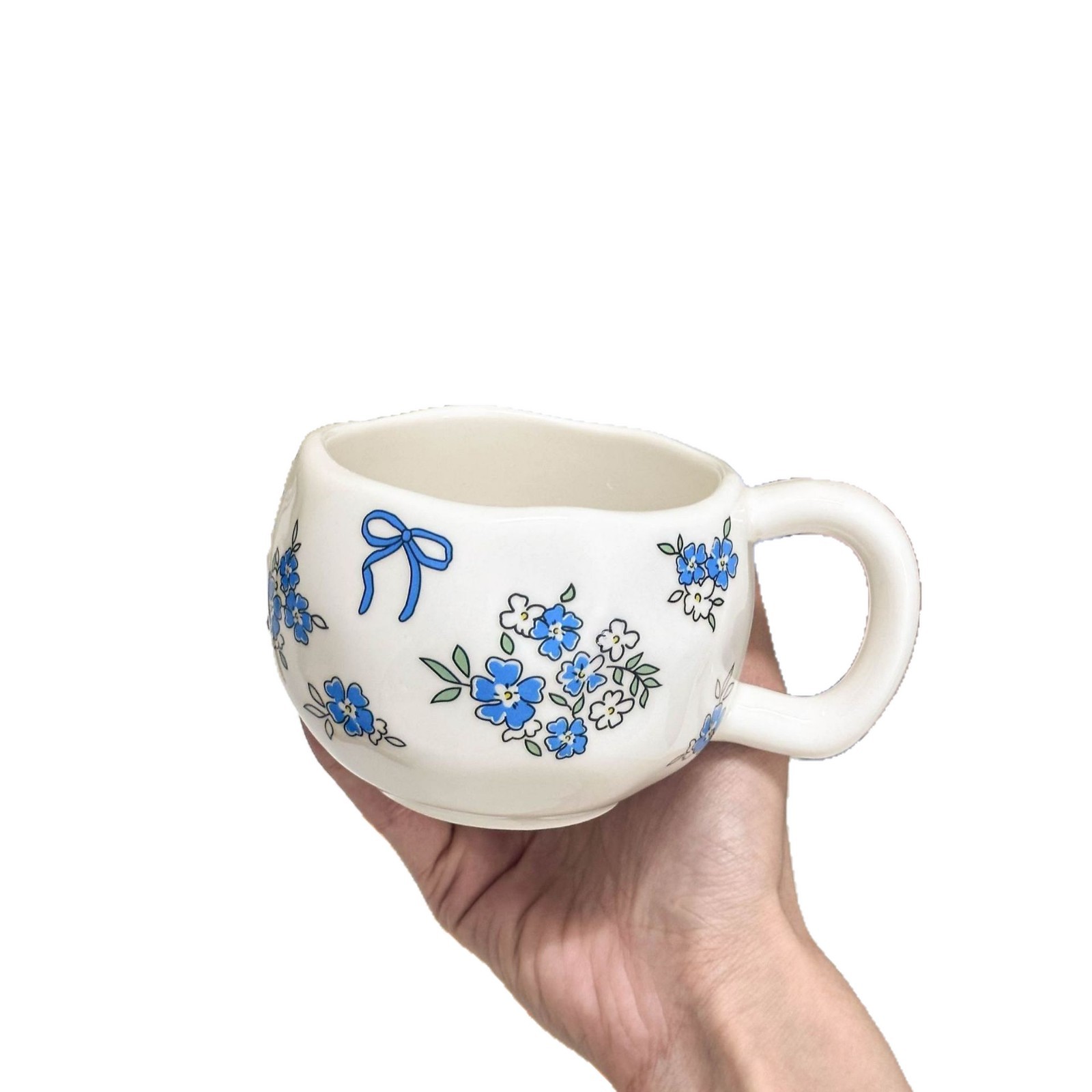 Highly Stylish Women's Home Milk Office Creative Coffee Cup, Design-oriented High-end Ceramic Mug_voghion.com