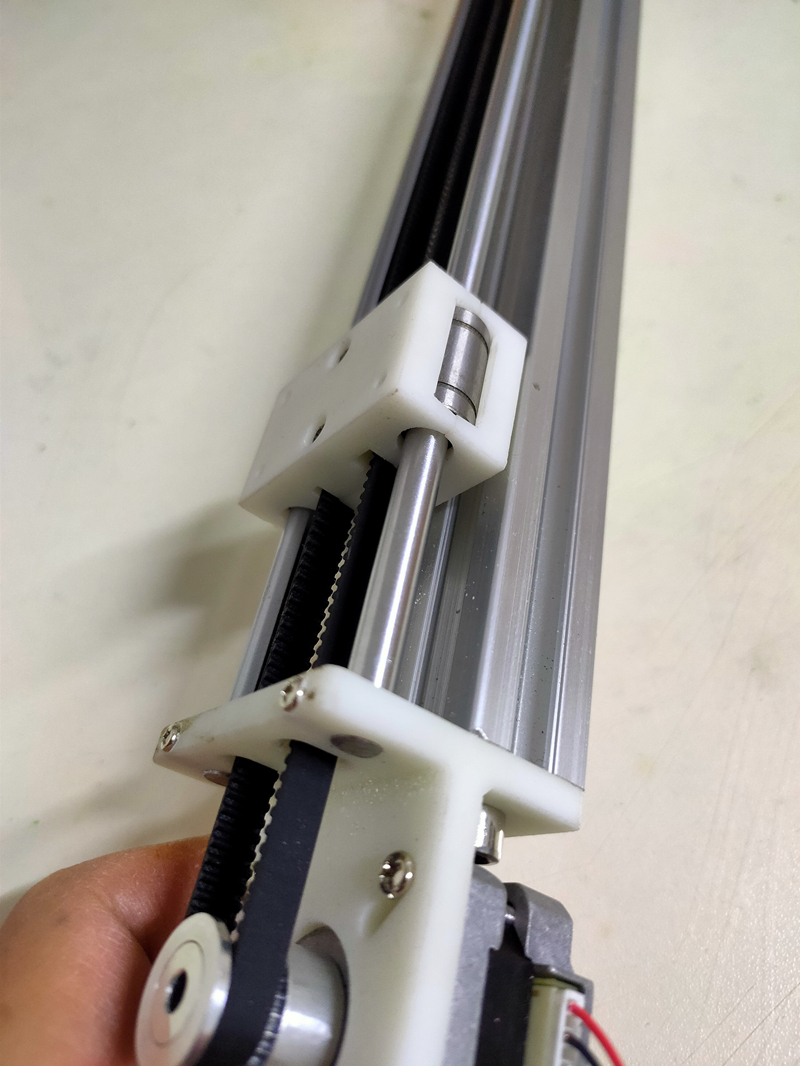 tabla de trabajo de motor paso a paso con guía de rodamiento de doble bola lineal deslizante de guía cruzada DIY