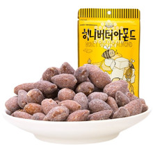 韓國進口零食湯姆農場蜂蜜黃油扁桃仁250g/ 袋杏仁口味堅果巴旦木