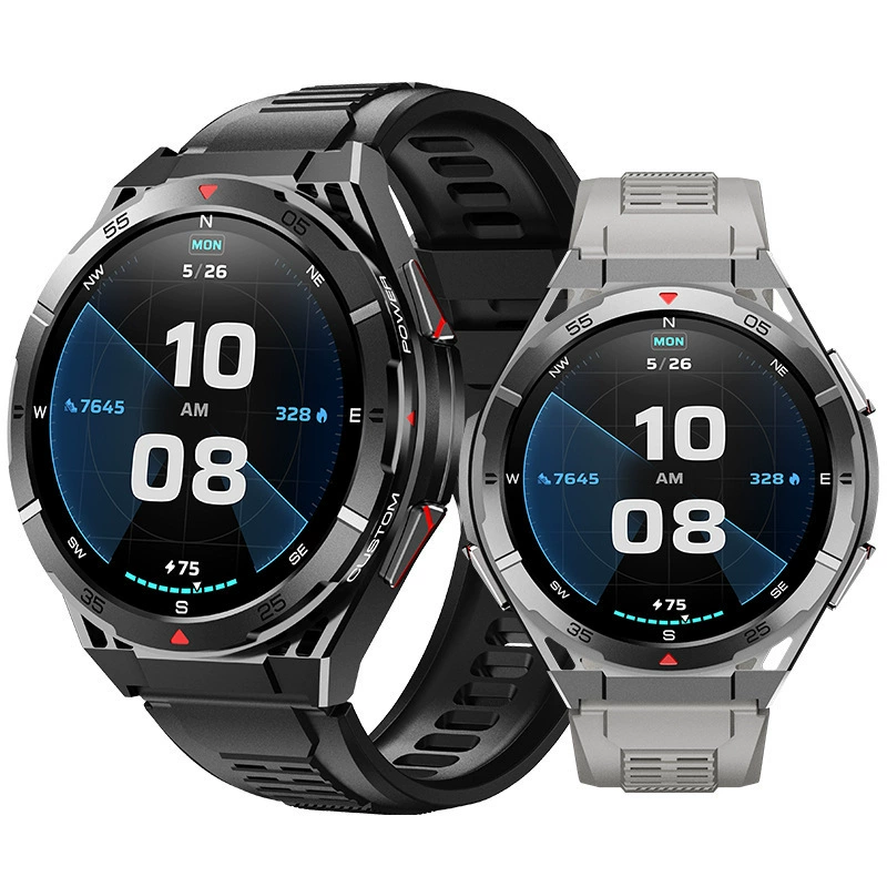 Умные часы X2B, 1,43" AMOLED, двухчастотный GPS, Bluetooth‑звонки, водозащита 30 м