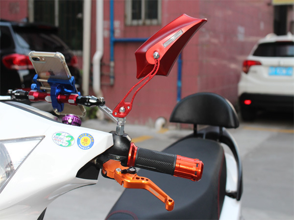 Electric Vehicle Rearview Mirror Reflector 8mm Universal Reflector Motorcycle 10mm Sight Mirror Scooter Reversing Mirror