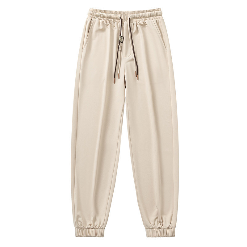 New Drawstring Thin Long Pants for Men, Cross-Border Jogging Pants, Sports Pants, Casual Pants, High-Quality Knit Long Pants New Drawstring Thin Long Pants for Men, Cross-Border Jogging Pants, Sports Pants, Casual Pants, High-Quality Knit Long Pants