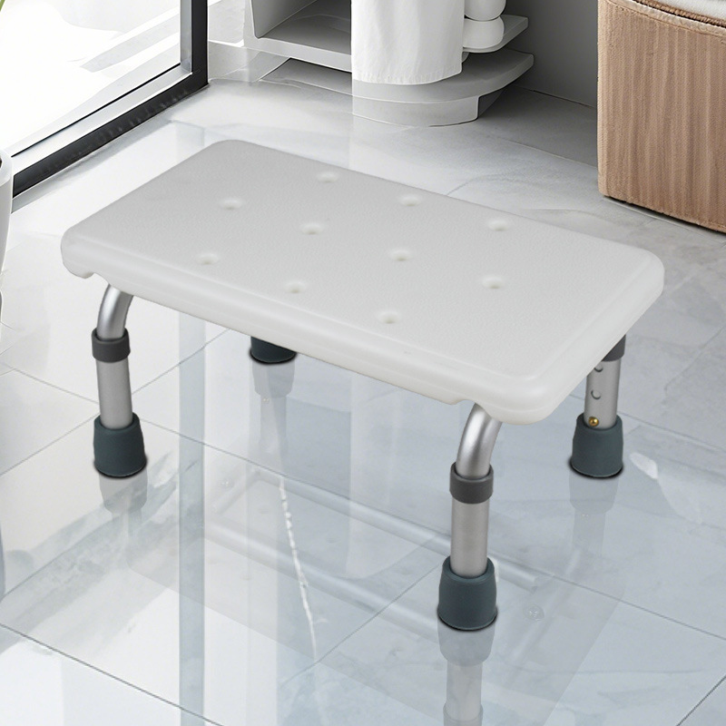 Aluminum Alloy Footstool, Children's Shoe Changing Stool, Small Bench, Non-Slip Toilet Foot Chair, Laundry Low Stool, Bathtub