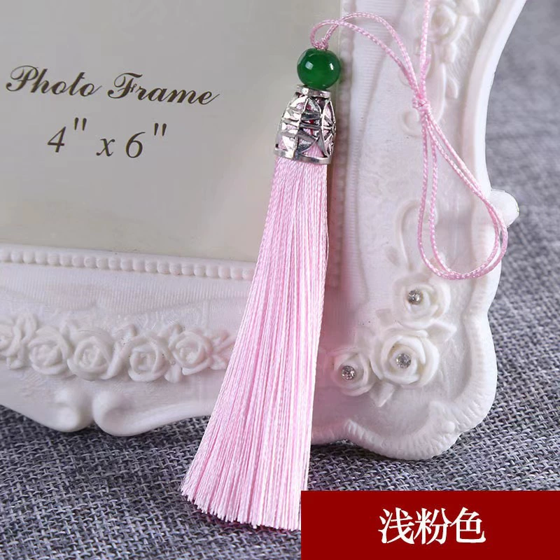Metal bag with tassels, decorations, accessory, accessories, 8 cm