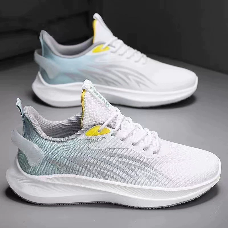 Беговая обувь мужская осенняя новая сетчатая супер легкая кроссовка кроссовки дышащая амортизация мягкая нижняя обувь для студентов легкая беговая обувь