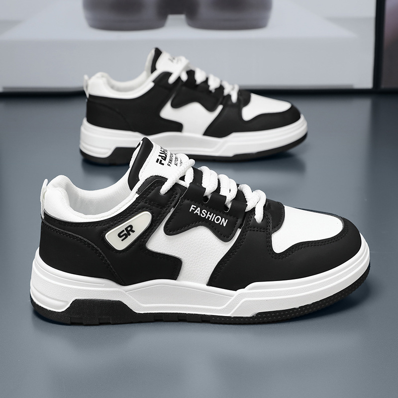 Zapatos de hombre 2024 nuevos zapatos blancos de invierno de moda coreana zapatos de tablero variados zapatos deportivos casuales de moda para hombres adolescentes image 5