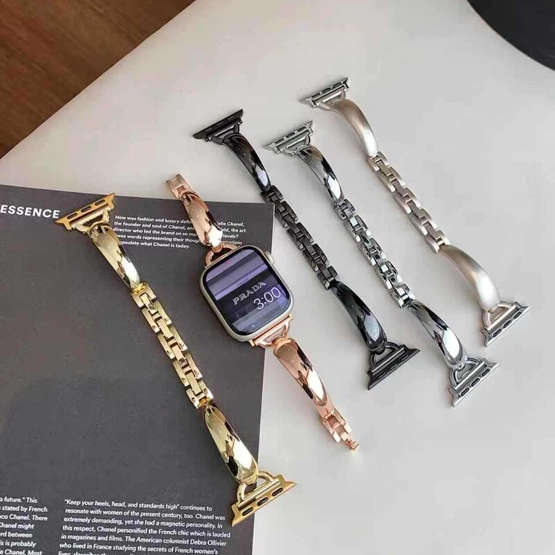 New Starlight Bracelet Metal Strap for Apple Watch applewatchS10 98765 Niche New Starlight Bracelet Metal Strap for Apple Watch applewatchS10 98765 Niche