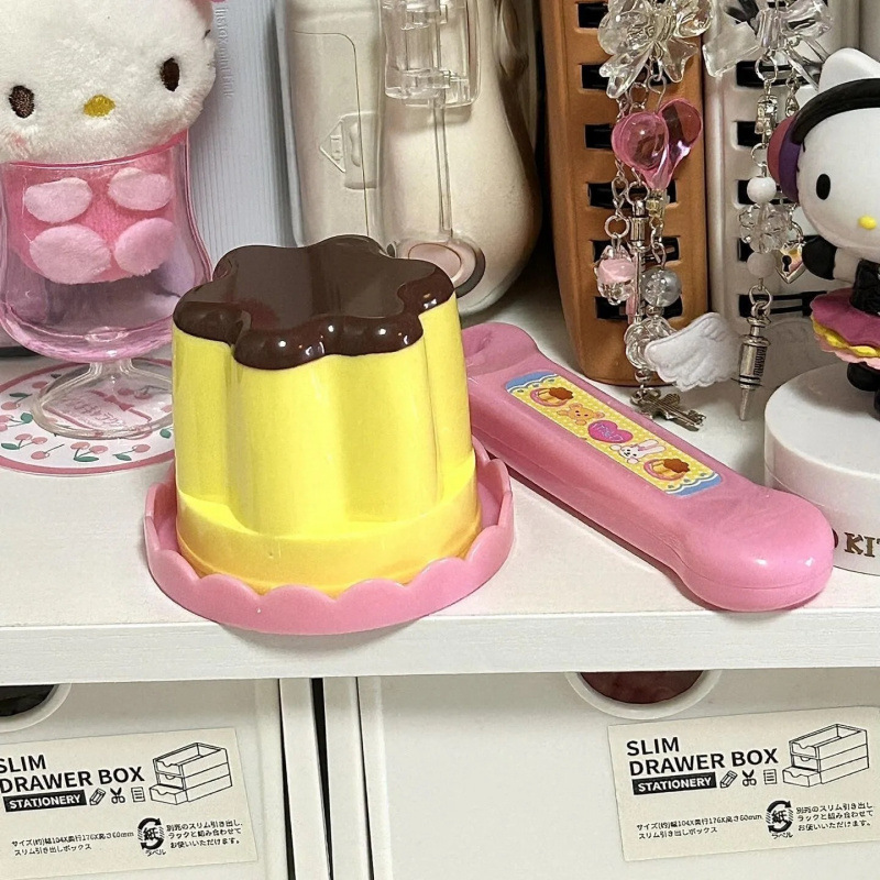 ミループディングセット 食品給餌おもちゃ 子供用ままごとおもちゃ 日本のゼリーストロベリープディングオーナメント|undefined