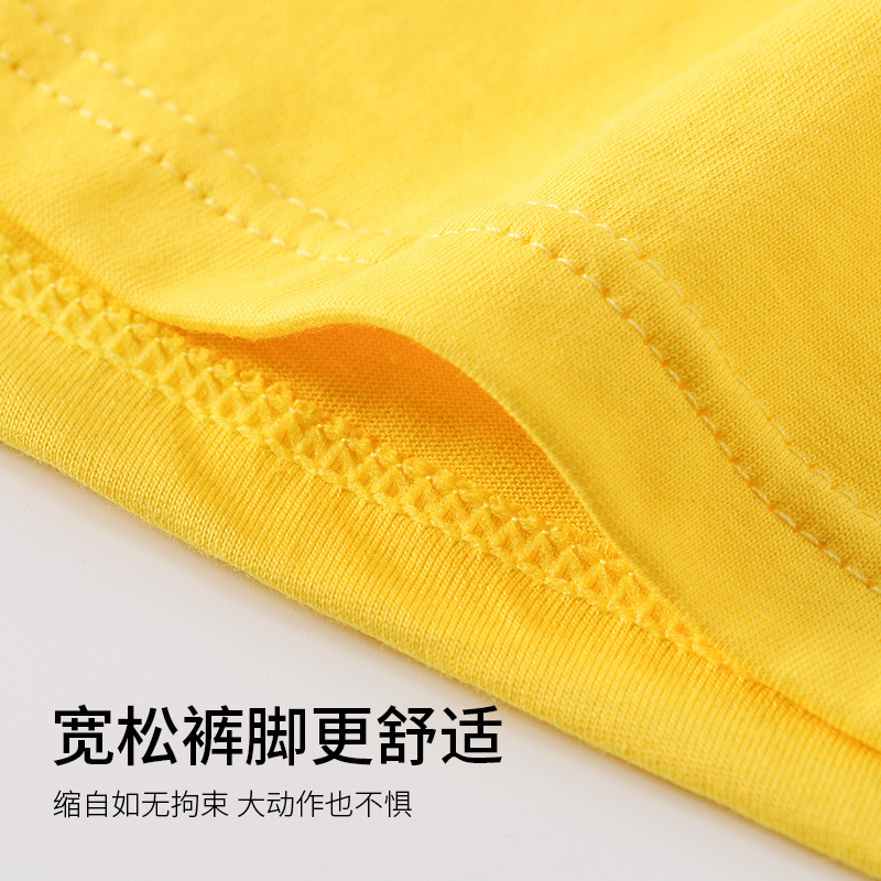 Pantalones de algodón 100% de algodón para hombres pantalones deportivos de alta calidad de cuatro esquinas cortos de ángulo plano al por mayor pantalones