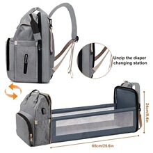 L 41276 Foldable Sleeping Diaper Backpack ����� ŷ���羳��