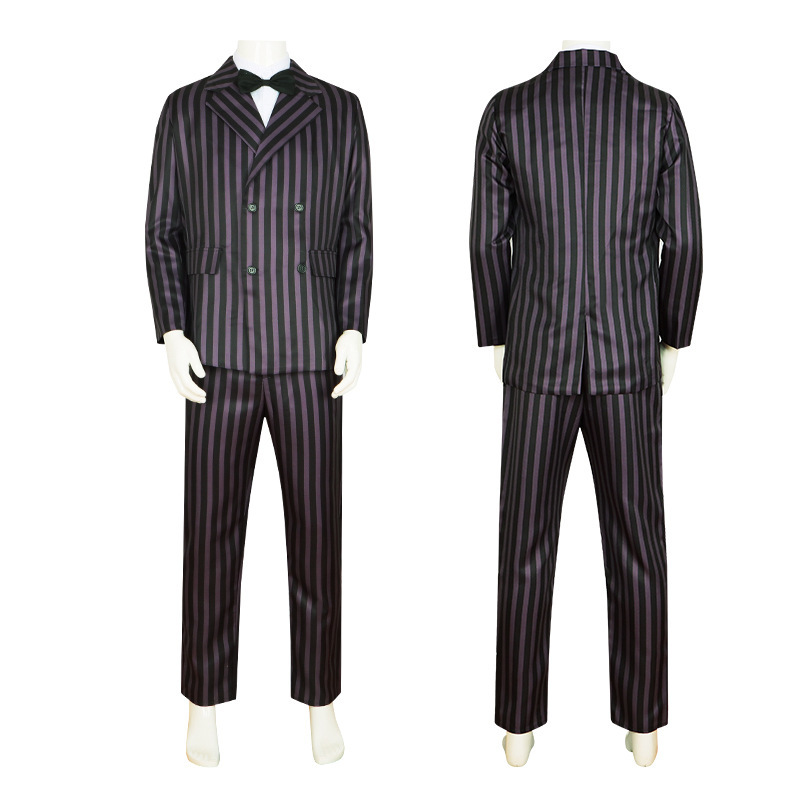 The Adams Family Gomez Adams Dad Cos Wednesday Halloween Stage Showsuit in stock