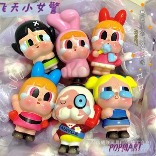 New Cross-border Little Policewoman Bubble Matt Blind Box Kidsren's Decompression Toy Pinch Slow Rebound PU Claw Machine Wholesale