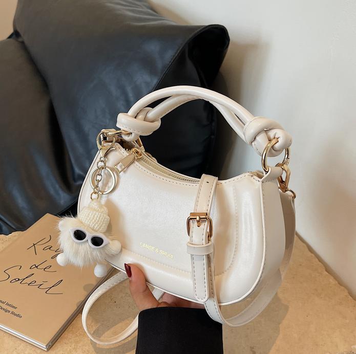 Bolso simple estilo explosivo de comercio exterior para mujer 2025 nuevo bolso de hombro casual salvaje textura bolso de mensajero de alta gama de moda