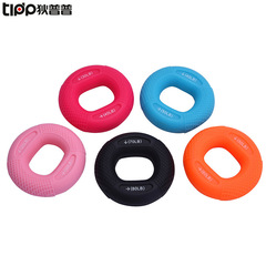 [Wholesale] Adjustable strength silicone gripper training arm muscle strength rehabilitation grip circle fitness equipment