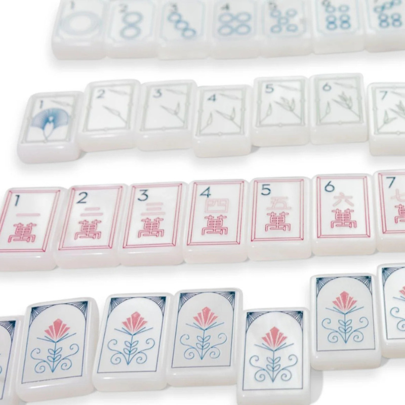 Cross-border new American mahjong tiles, portable mahjong, acrylic mahjong, outdoor hand-held American mahjong tiles, wholesale