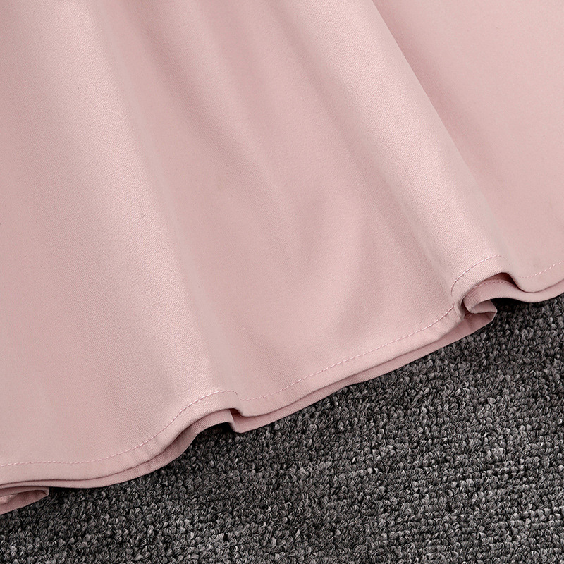 XUANMU Kids Long Sleeve Dress for Girls Spring Autumn New Child Casual Shirred Patched Princess Dress Clothing X026A_viptrois.com