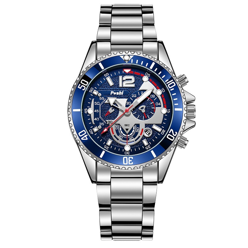 Poshi transfronterizo comercio exterior de los hombres de negocios reloj de cuarzo personalidad reloj deportivo de moda reloj electrónico reloj de los hombres