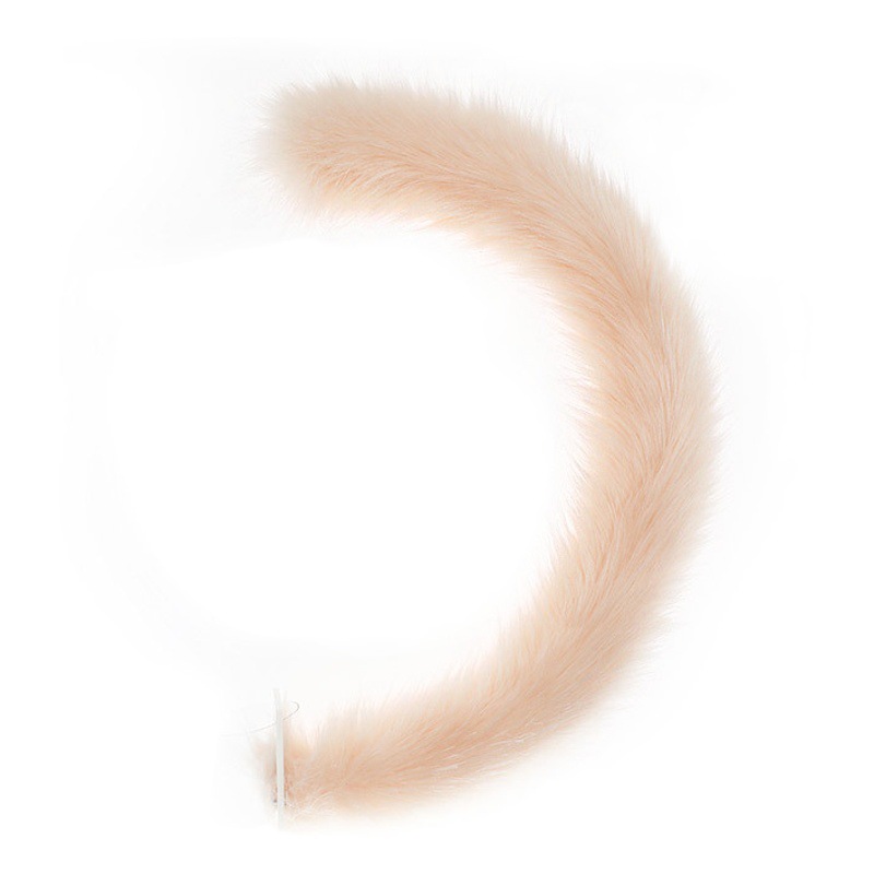 A generation of cute cat rainbow cat tail cosplay jewelry hand-made simulation beast ear beast tail accessories